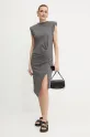 Pinko sukienka bawełniana 104614.A2HE szary SS25