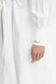 Karl Lagerfeld rochie din bumbac A1W13018 alb