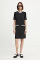 Karl Lagerfeld rochie A1W13041 negru SS25