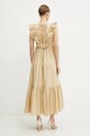Bavlněné šaty Twinset 251LB2KFF béžová SS25
