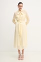 Twinset rochie 251TP2260 galben SS25