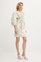 Twinset rochie din bumbac 251AX2034 albastru SS25