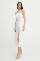 Twinset sukienka z domieszką lnu 251TT2306 beżowy SS25