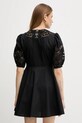 Odzież Twinset sukienka bawełniana 251TT2334 czarny