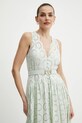 Бавовняна сукня Twinset 251TT2360 зелений