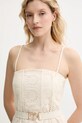 Twinset sukienka bawełniana 251TT2361 beżowy