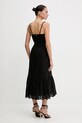 Twinset sukienka bawełniana 251TT2361 czarny SS25