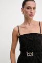 Twinset rochie din bumbac negru 251TT2361