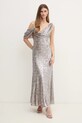 Ρούχα Φόρεμα DIANE VON FURSTENBERG DVFGL4S010 ασημί