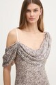 Φόρεμα DIANE VON FURSTENBERG DVFGL4S010 ασημί