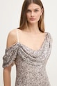 DIANE VON FURSTENBERG sukienka DVFGL4S010 srebrny