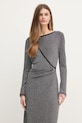 DIANE VON FURSTENBERG rochie gri DVFDW4S011
