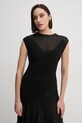 Сукня з домішкою вовни DIANE VON FURSTENBERG чорний DVFDK4S003
