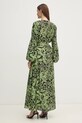 Ρούχα Φόρεμα από συνδιασμό μεταξιού DIANE VON FURSTENBERG DVFDL4S031 πράσινο
