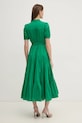 DIANE VON FURSTENBERG rochie DVFDS4S035 verde SS25