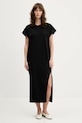 IRO sukienka bawełniana bawełna czarny WF33LITONYA