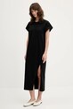 IRO sukienka bawełniana WF33LITONYA czarny SS25