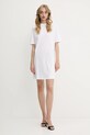 Бавовняна сукня Armani Exchange XW000378.AF10354 білий SS25