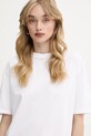 Бавовняна сукня Armani Exchange білий XW000378.AF10354