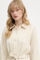 Armani Exchange sukienka beżowy XW000484.AF12744
