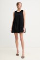 Liviana Conti rochie din bumbac L5SH68 negru ZS25