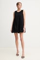 Liviana Conti rochie din bumbac L5SH68 negru ZS25
