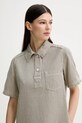 Marc O'Polo rochie din denim bej 5000005838