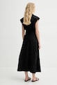 Îmbrăcăminte A.P.C. rochie din bumbac robe athena COEVD.F35149 negru