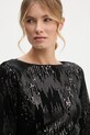 Odzież Pepe Jeans sukienka welurowa ANASTASIA PL953636 czarny