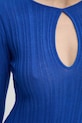 Pepe Jeans rochie din amestec de matase NATASHA PL953642