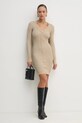 Сукня Guess W5RK09.Z3KT0 бежевий SS25