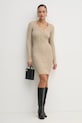 Φόρεμα Guess W5RK09.Z3KT0 μπεζ SS25