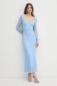 Bardot rochie 58682DB albastru SS25