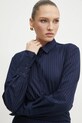 Bardot sukienka granatowy 59676DB