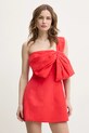 Сукня Bardot mini червоний 58524DB