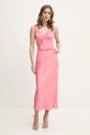 Bardot rochie maxi roz 58603DB3