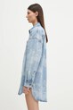 Джинсовое платье Fiorucci Angel Print Denim Shirt Dress W02SPDDR313DN03DN02 голубой SS25