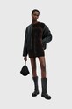 Šaty AllSaints ERIS W138DB hnedá