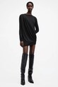 AllSaints rochie DEVIN W160DB negru