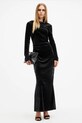 Šaty AllSaints AMORET černá W165DB