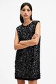 Šaty AllSaints ILIA W178DB čierna SS25
