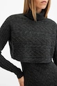 Odzież AllSaints sukienka i sweter z domieszką wełny MURIEL W205DB szary