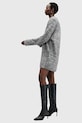 Šaty AllSaints DAZZLE W274DB sivá