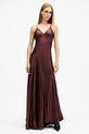 Šaty AllSaints LILI maxi červená W291DB