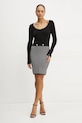 Guess rochie GABRIELLA W5RK12.Z3KX0 negru SS25