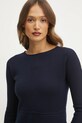 Luisa Spagnoli rochie din lana bleumarin 58642