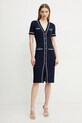Luisa Spagnoli rochie 100004.LS bleumarin SS25