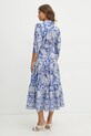 Îmbrăcăminte Luisa Spagnoli rochie din bumbac 542129 bleumarin