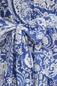 Luisa Spagnoli rochie din bumbac 542129 bleumarin