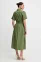 Îmbrăcăminte Luisa Spagnoli rochie din bumbac 541976 verde